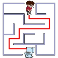 Maze Escape: Toilet Rush