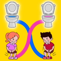 Toilet Rush Race - Draw Puzzle