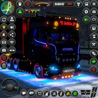 Euro Truck 22 Wheeler Truck 3D