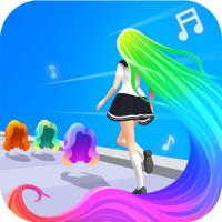 Dancing Hair - Music Race 3D